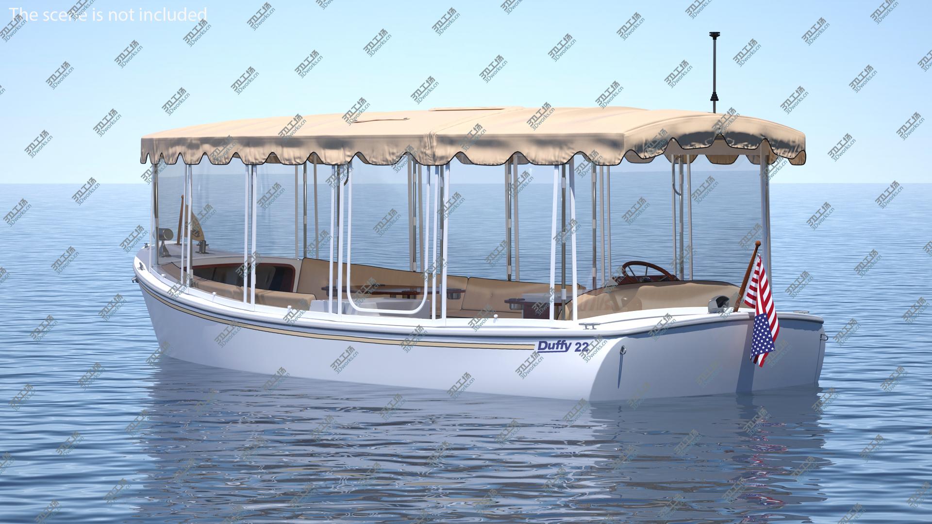 images/goods_img/202104022/Electric Boat Duffy 22 Bay Island 3D model/4.jpg